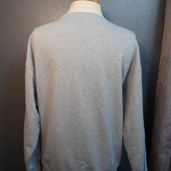 Uniqlo Womens Heather Grey Crew Neck Long-Sleeve Basic Sweatshirt Size Small - Picture 5 of 7
